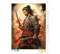 CALVENDO Puzzle The samurai - an excellent strategist | 1000 pieces, finished si