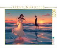 CALVENDO Puzzle The secret on the beach | 1000 pieces, finished size 25.2 × 18.9