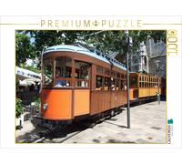 CALVENDO Puzzle Die Straßenbahn Von Port de Sóller 1000 Teile Puzzle quer 1000 Pieces 64 x 48 cm from Holger Felix