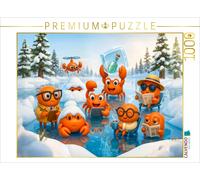 CALVENDO Puzzle The Winter Adventures of Many Little Secret Agent Crabs | 1000 p