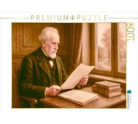 CALVENDO Puzzle Theodor Storm | 1000 pièces de Taille de Ponte 64 x 48 cm Puzzle Photo pour des Heures heureuses
