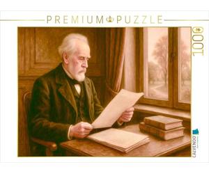 CALVENDO Puzzle Theodor Storm | 1000 pièces de Taille de Ponte 64 x 48 cm Puzzle Photo pour des Heures heureuses