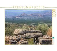 CALVENDO Puzzle Tholosgrave mykénien Epano Phournos Derrière Le Niveau d'Argos avec Le château Larissa, Argolis, Péloponne, Grèce | Puzzle Photo de 1000 pièces 64 x 48 cm