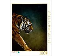 CALVENDO Puzzle Tigre 1000 pièces Taille 48 x 64 cm Photo Puzzle Photo par Angela Dölling AD Design Photo + PhotoArt