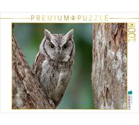 CALVENDO Puzzle Tiny scops owl camouflaged in a tree trunk | 1000 pieces, finish