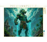 CALVENDO Puzzle Tlaloc, Le Dieu de la Pluie, du Tonnerre et de la fertilité | 1000 pièces de Taille de la Pose 64 x 48 cm Puzzle Photo pour des Heures heureuses