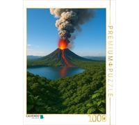 CALVENDO Puzzle Torch in the landscape - volcanic eruption | 1000 pieces, finish