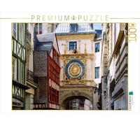 CALVENDO Puzzle Tour de l'horloge Grande Horloge dans la Vieille Ville de Rouen | Taille de la Pose cm Puzzle Photo pour des Heures heureuses
