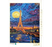 CALVENDO Puzzle Tour Eiffel à Paris | 1000 pièces Taille de la Ponte 48 x 64 cm Puzzle Photo pour des Heures heureuses