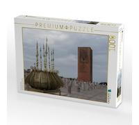 CALVENDO Puzzle Tour Hassan Rabat - 1000 pièces - Dimensions : 64 x 48 cm - Puzzle Photo pour des Heures de Bonheur