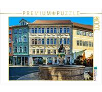 CALVENDO Puzzle Town Hall Fountain | 1000 pieces, finished size 25.2 × 18.9 in (