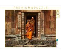 CALVENDO Puzzle Moines Traditionnels | 1000 Pièces Taille 64x48cm Photo Puzzle Heures Heures