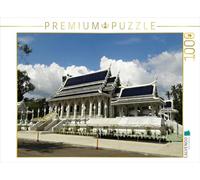 CALVENDO Puzzle Traditionnel Bouddhiste Temple | 1000 pièces 64 x 48 cm Photo Puzzle Heures