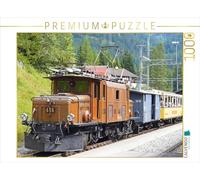 CALVENDO Puzzle Train d'aventure Albula du Chemin de Fer rhétique avec la Locomotive Crocodile. 1000 Pieces 64 x 48 cm from Verlag