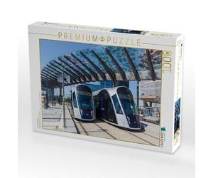CALVENDO Puzzle Tram Luxembourg 1000 Pieces 64 x 48 cm from Markus Mainka