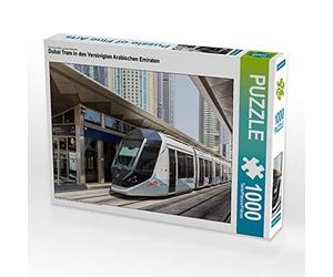 CALVENDO Puzzle Tramway de Dubaï aux Émirats Arabes Unis 1000 Pieces 64 x 48 cm from Markus Mainka