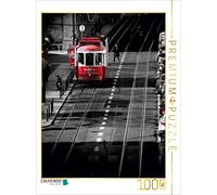 CALVENDO Puzzle Tramway de Lisbonne dans la lumière - 1000 pièces - Dimensions : 48 x 64 cm - Puzzle Photo pour des Heures de Bonheur