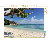 CALVENDO Puzzle Traumstrand Seychellen 1000 Teile Puzzle quer 1000 Pieces 64 x 48 cm from JF-Fotografie