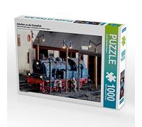 CALVENDO Puzzle Travaux sur la Locomotive à Vapeur 1000 Pieces 64 x 48 cm from Anneli Hegerfeld-Reckert