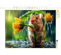 CALVENDO Puzzle Très Belle Beaucoup De Pluie pour Une Fleur Aussi Délicate | 1000 Pièces De Taille De La Page 64X48Cm Photo Puzzle pour des Heures De Bonheur
