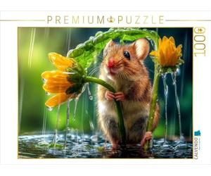 CALVENDO Puzzle Très Belle Beaucoup De Pluie pour Une Fleur Aussi Délicate | 1000 Pièces De Taille De La Page 64X48Cm Photo Puzzle pour des Heures De Bonheur