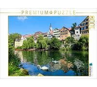 CALVENDO Puzzle Tübingen Neckarfront avec la Tour Hölderlin et l'église collégiale 1000 Pieces 64 x 48 cm from Christoph Maas