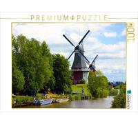 CALVENDO Puzzle Twin windmills near Greetsiel | 1000 pieces, finished size 25.2