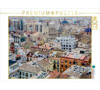 CALVENDO Puzzle Über den Dächern von Valencia 1000 Teile Puzzle quer | 1000 piec