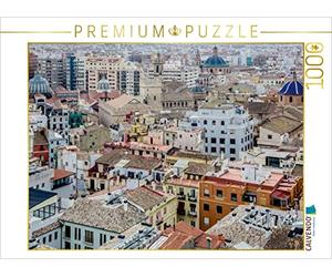 CALVENDO Puzzle Über den Dächern Von Valencia 1000 Teile Puzzle quer 1000 Pieces 64 x 48 cm from Stefan Becker
