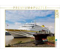 CALVENDO Puzzle Un Bateau de croisière à l'ancre 1000 Pieces 64 x 48 cm from ropo13