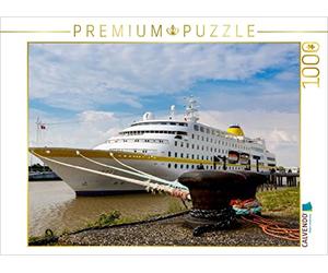 CALVENDO Puzzle Un Bateau de croisière à l'ancre 1000 Pieces 64 x 48 cm from ropo13