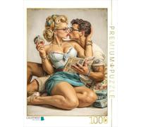 CALVENDO Puzzle « Un Bisou pour Vous | 1000 pièces - Dimensions de la Pose : 48 x 64 cm - Puzzle Photo pour des Heures heureuses