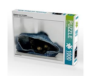 CALVENDO Puzzle Un Chaton Qui Tombe Amoureux 1000 Pieces 64 x 48 cm from Martina Wrede