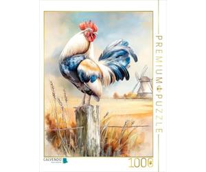 CALVENDO Puzzle Un Coq Fier ne Doit Pas manquer | 1000 pièces Taille de la Pose 48 x 64 cm Puzzle Photo pour des Heures heureuses