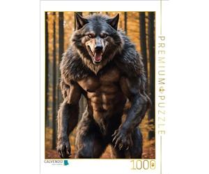 CALVENDO Puzzle Un Loup-Garou se Cache dans Une forêt Sombre | 1000 pièces de Ponte 48 x 64 cm Puzzle Photo pour des Heures heureuses