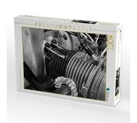CALVENDO Puzzle Un Motif du Calendrier BMW R69S en Noir et Blanc - 1000 pièces - Dimensions : 64 x 48 cm - Puzzle Photo pour des Heures de Bonheur