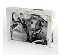 CALVENDO Puzzle Un Motif du Calendrier BMW R69S en Noir et Blanc - 1000 pièces - Dimensions : 64 x 48 cm - Puzzle Photo pour des Heures de Bonheur