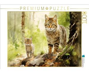 CALVENDO Puzzle Un Motif du Calendrier Douze Mois dans la forêt | Taille de la Pose cm Puzzle Photo pour des Heures heureuses