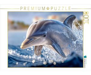 CALVENDO Puzzle Un Saut Hors de l'eau à la Chasse aux proies | 1000 pièces de Taille de Ponte 64 x 48 cm Puzzle Photo pour des Heures heureuses