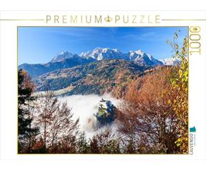 CALVENDO Puzzle Un Tapis de Brouillard Autour du château de Hohenwerfen 1000 Pieces 64 x 48 cm from Christa Kramer