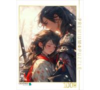 CALVENDO Puzzle Until we meet again - Samurai love couple manga style | 1000 pie