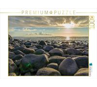 CALVENDO Puzzle Uttakleiv Plage de Soirée, Lofoten | 1000 pièces de Taille de la Pose 64 x 48 cm Puzzle Photo pour des Heures heureuses