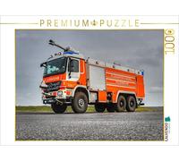 CALVENDO Puzzle Véhicule de Lutte Contre Les incendies de Terrain FLF 9700/250 / WF Airport Kassel 1000 Pieces 64 x 48 cm from M. Heinz