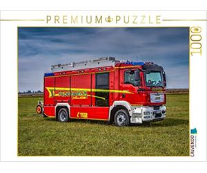 CALVENDO Puzzle Véhicule d'extinction d'urgence HLF-20 / FF Kölleda 1000 Pieces 64 x 48 cm from M. Heinz