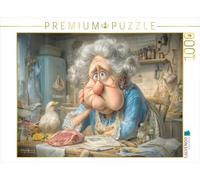 CALVENDO Puzzle Vendeur de Viande | 1000 pièces Taille de la Pose 64 x 48 cm Puzzle Photo pour des Heures heureuses