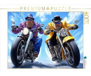 CALVENDO Puzzle Vent dans Le Visage WiFi dans Le Casque | 1000 Pièces Taille 64 x 48 cm Photo Puzzle Heures