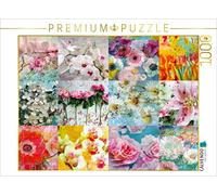 CALVENDO Puzzle Verträumte Blumen-Collage 1000 Teile Puzzle quer 1000 Pieces 64 x 48 cm from Alaya GADEH