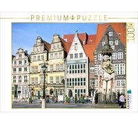CALVENDO Puzzle Vieille Ville de Brême avec Roland 1000 Pieces 64 x 48 cm from Lothar Reupert