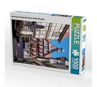 CALVENDO Puzzle Vieille Ville Historique de Bad Urach avec Fontaine du marché 1000 Pieces 48 x 64 cm from Bodo Schmidt