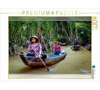 CALVENDO Puzzle Vietnam Îles fluviales à My THO 1000 pièces Taille de la Pose 64 x 48 cm Photo Puzzle Image de Dieter Gödecke